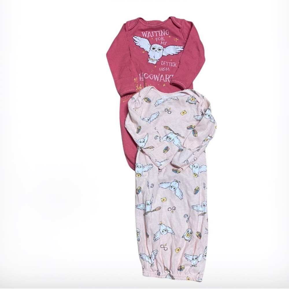 Harry Potter Hedwig Hogwarts Baby Sleep Gowns 0-6 months